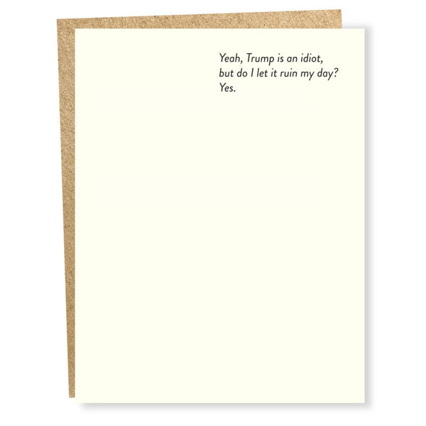 Ruin My Day Blank Card Sapling Press Cards - Any Occasion