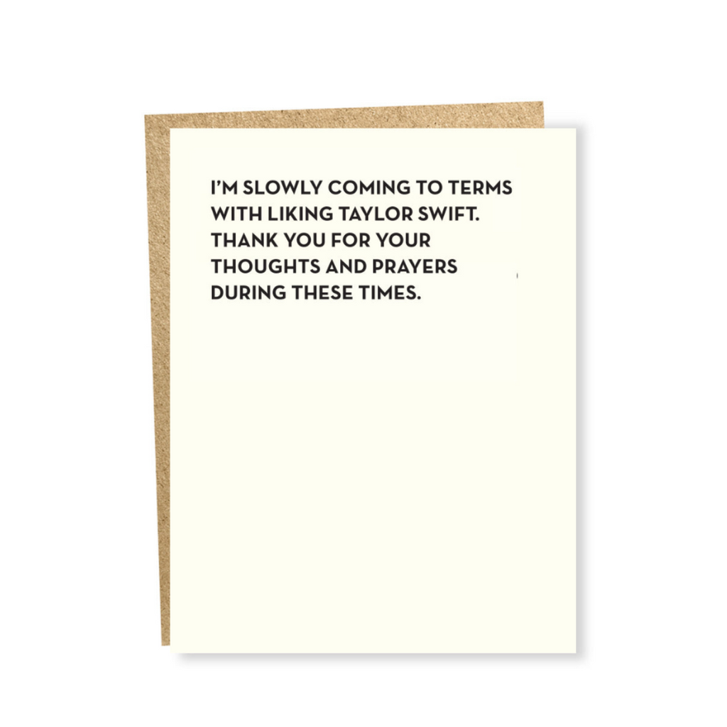 Thoughts And Prayers Swift-Fan Card Sapling Press Cards - Any Occasion