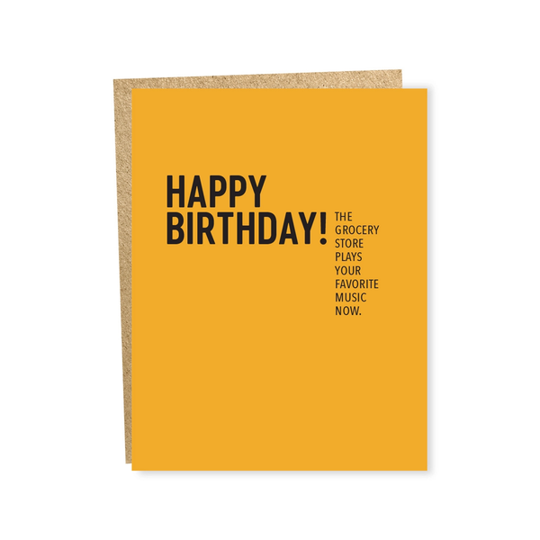 Grocery Store Brithday Card Sapling Press Cards - Birthday