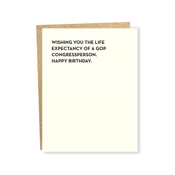 Life Expectancy Birthday Card Sapling Press Cards - Birthday