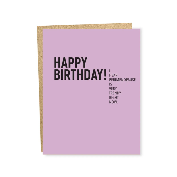 Perimenopause Birthday Card Sapling Press Cards - Birthday