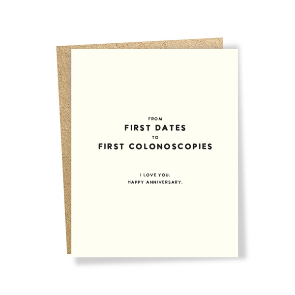 First Colonoscopies Anniversary Card Sapling Press Cards - Love - Anniversary
