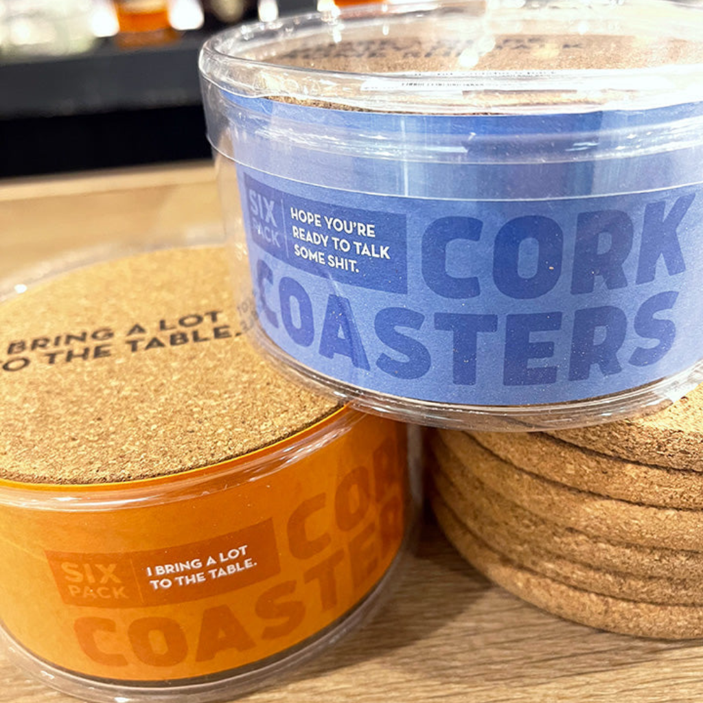 Let's Not Ruin A Good Thing Cork Coaster Six-Pack Sapling Press Home - Barware - Coasters