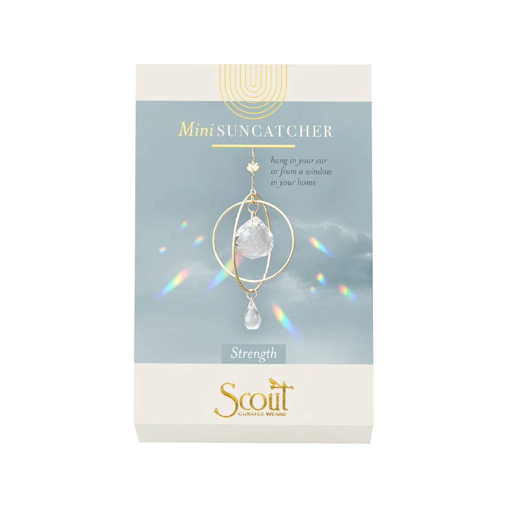 Lotus/Strength Gemstone And Crystal Mini Suncatchers Scout Curated Wears Home - Garden - Suncatchers