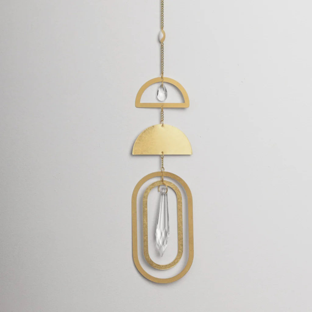 Pendulum/Mother Of Pearl Gemstone & Crystal Suncatchers Scout Curated Wears Home - Garden - Suncatchers