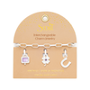 Amethyst/Protection/Silver Interchangeable Charm Bracelet Scout Curated Wears Jewelry - Bracelet