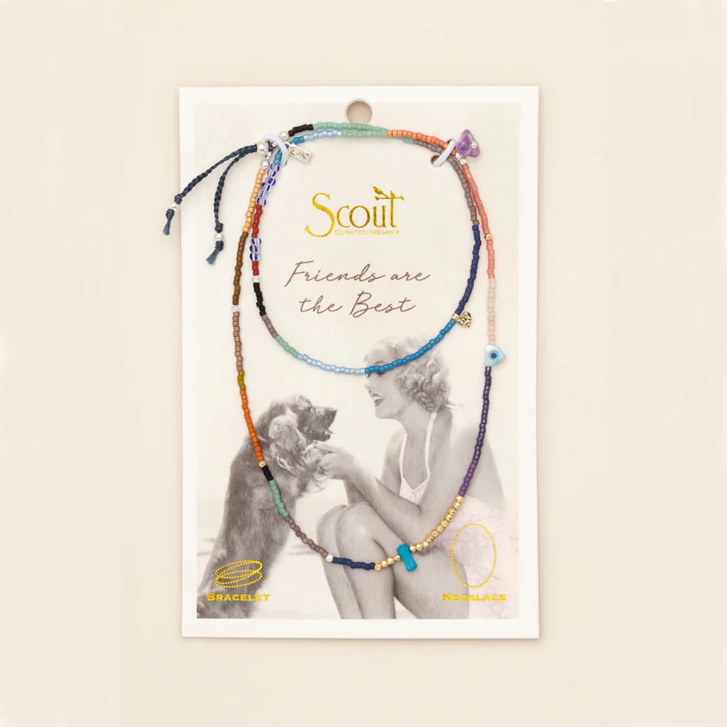 Protection/Amethyst/Gold/Silver Mixed Media Wrap Bracelet/Necklace Scout Curated Wears Jewelry - Bracelet