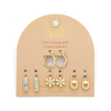 Aqua Terra/Peace/Gold Interchangeable Charm Earrings Scout Curated Wears Jewelry - Earrings