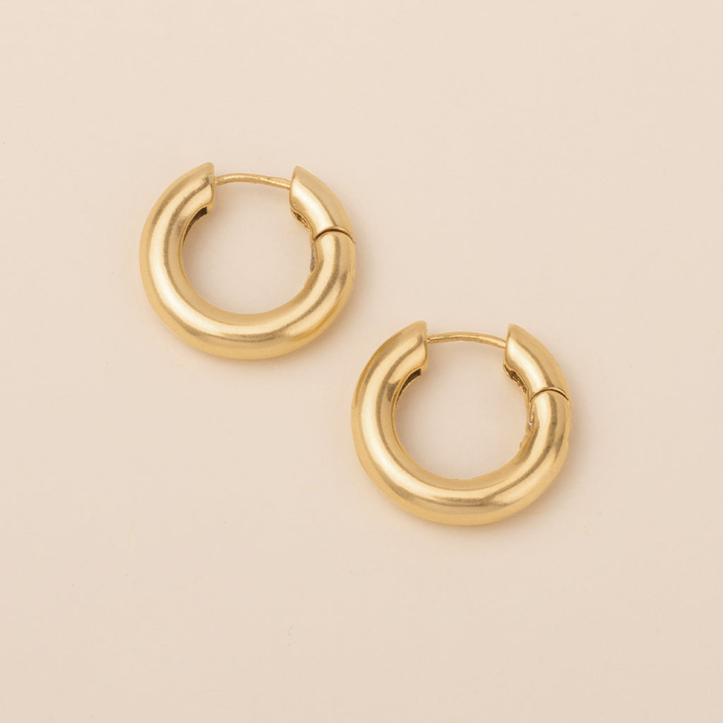 GOLD VERMEIL Stellar Hoop Refined Earrings Scout Curated Wears Jewelry - Earrings