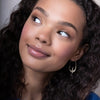Silver Swallow Refined Hoop Earrings Scout Curated Wears Jewelry - Earrings