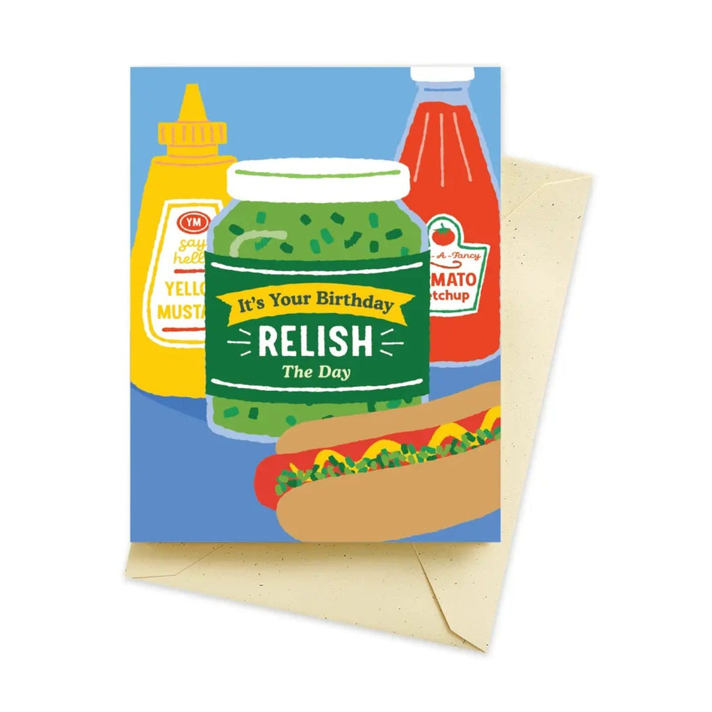 Relish The Day Birthday Card Seltzer Cards - Birthday