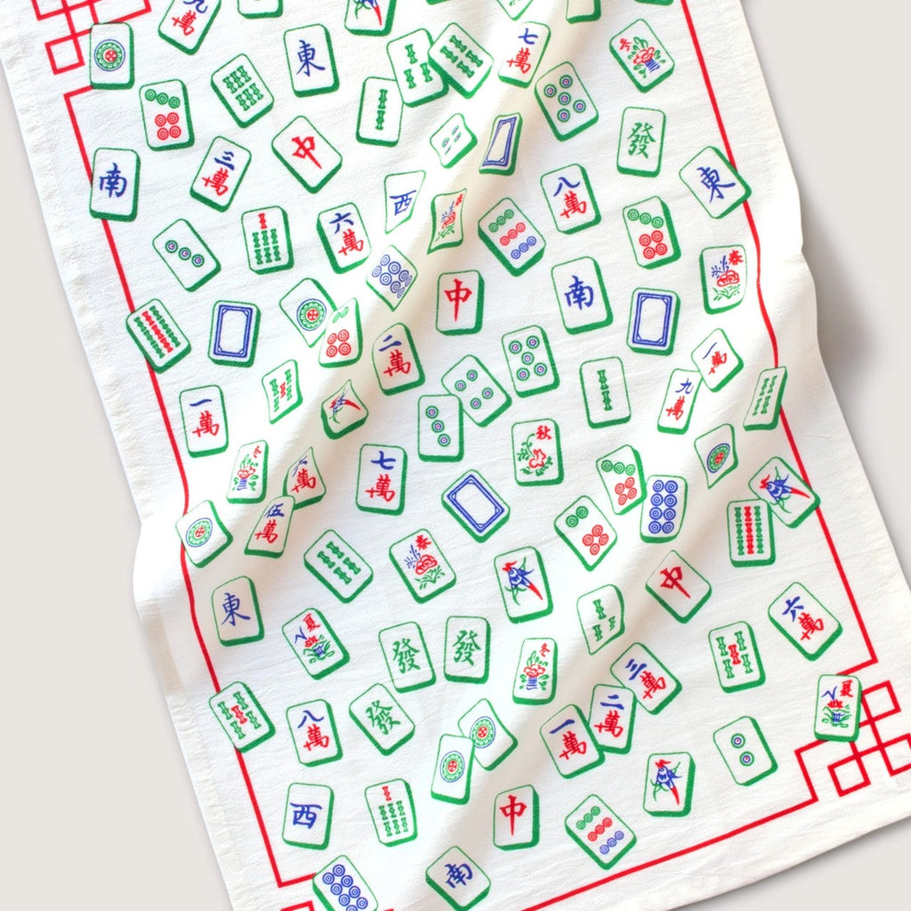 Mah Jong Tiles Tea Towel Seltzer Home - Kitchen & Dining - Kitchen Cloths & Dish Towels