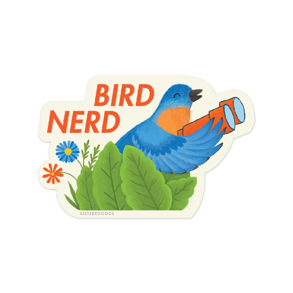 Bird Nerd Sticker Seltzer Impulse - Decorative Stickers
