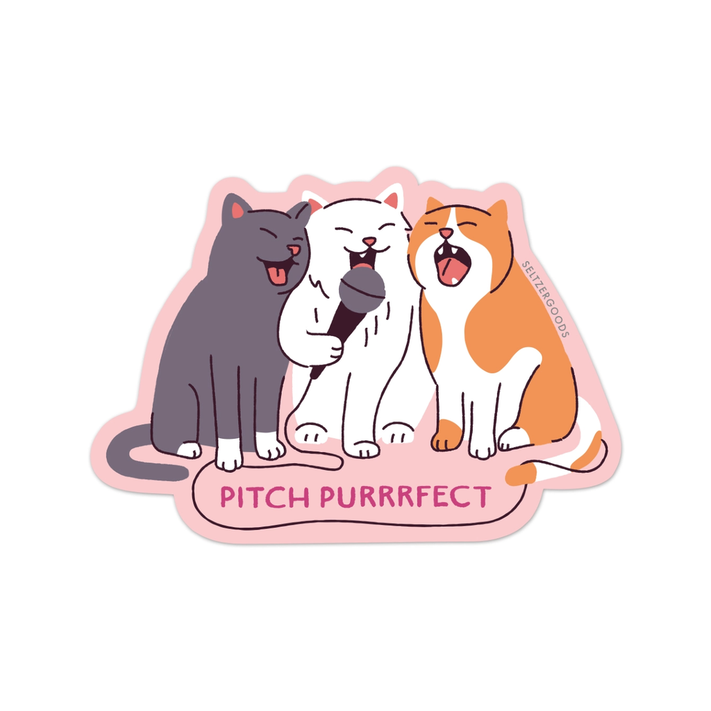Purrrfect Sticker Pitch Purrfect Sticker – Urban General Store