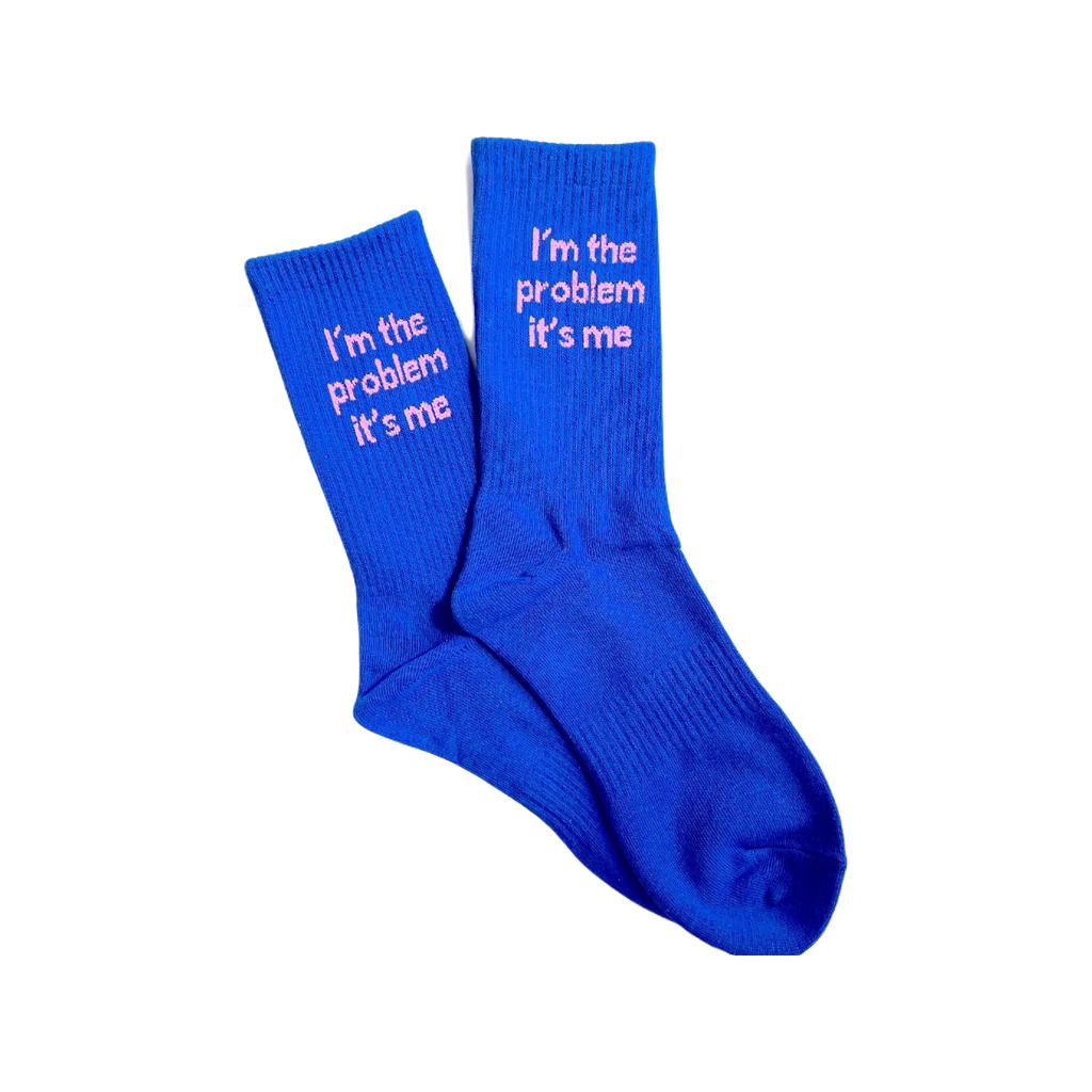 Taylor I'm The Problem Varsity Socks - Unisex Serendipity Apparel & Accessories - Socks - Adult - Unisex