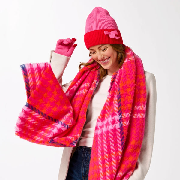 Pink Mia Beanie Hat - Adult Shiraleah Apparel & Accessories - Winter - Adult - Hats