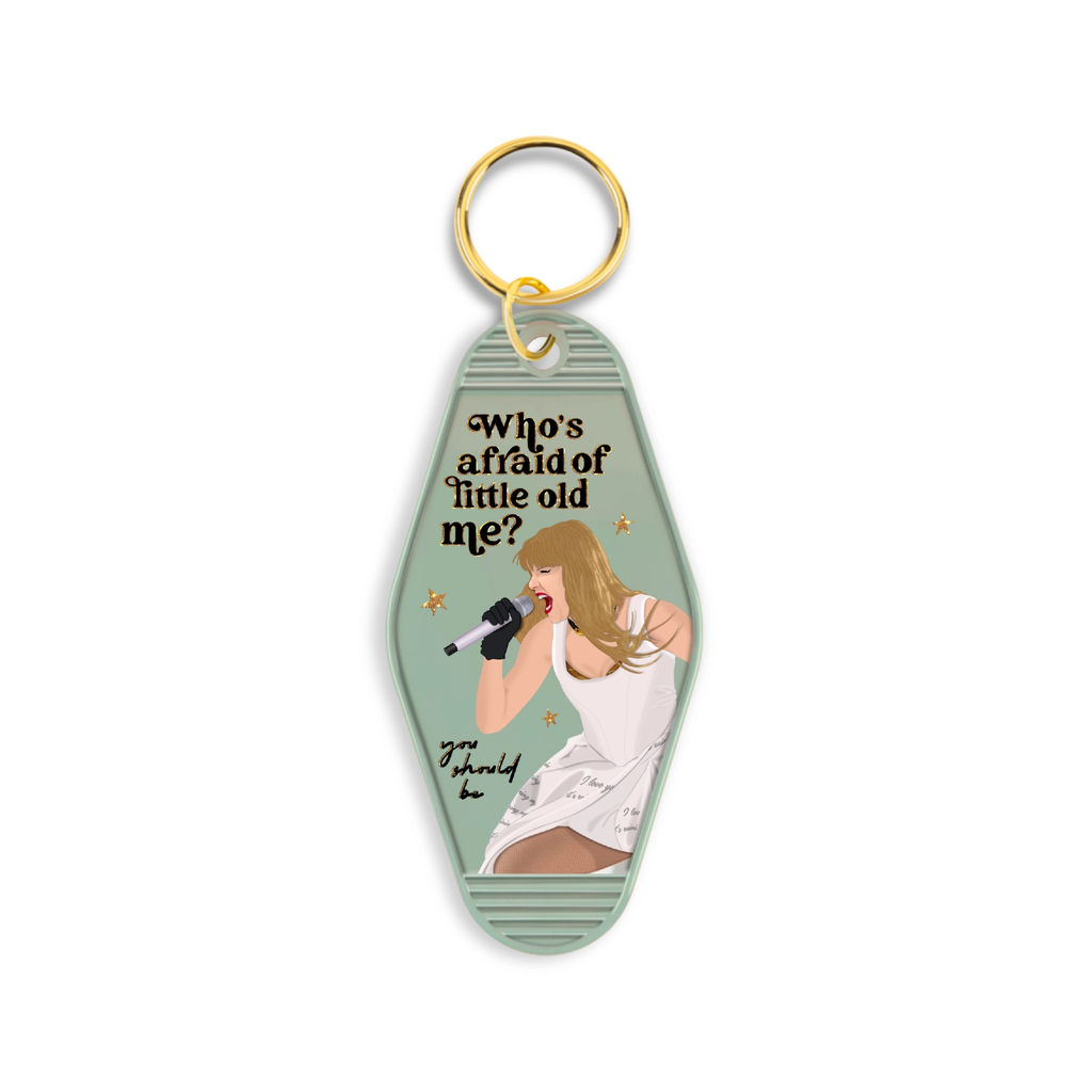 Taylor Who's Afraid Of Little Old Me Motel Keychain Shop Trimmings Apparel & Accessories - Keychains