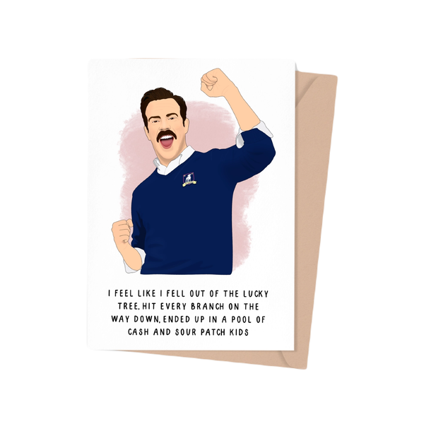 Ted Lasso Lucky To Have you Father's Day Card Shop Trimmings Cards - Holiday - Father's Day
