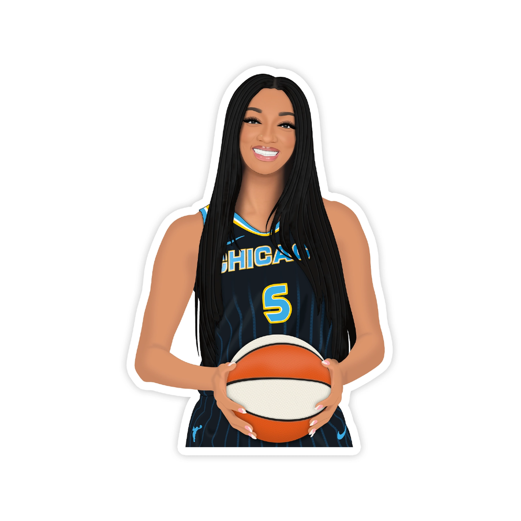 Angel Reese Chicago Sky WNBA Sticker Shop Trimmings Impulse - Decorative Stickers