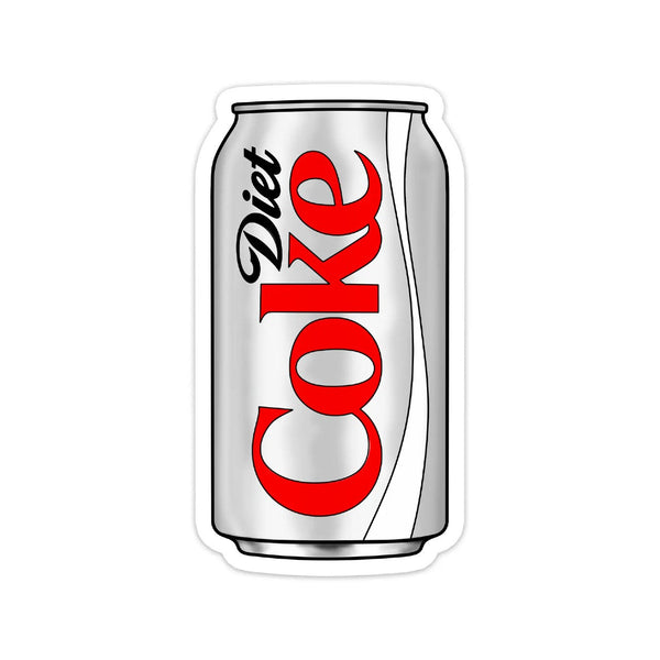 Diet Coke Can Sticker Shop Trimmings Impulse - Decorative Stickers