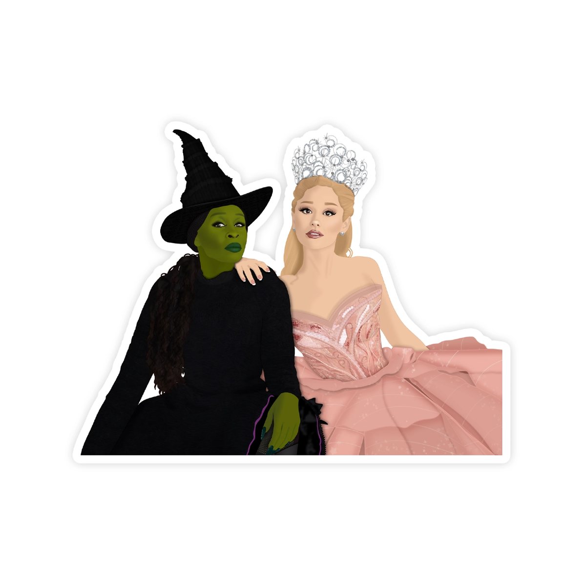 lphaba And Glinda Sticker – Urban General Store