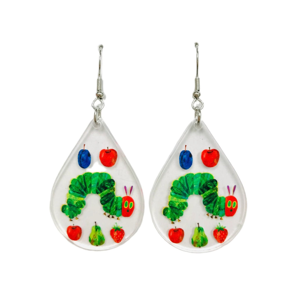 Dancing Caterpillar With Fruit Earrings SimpleNGreat Jewelry - Earrings