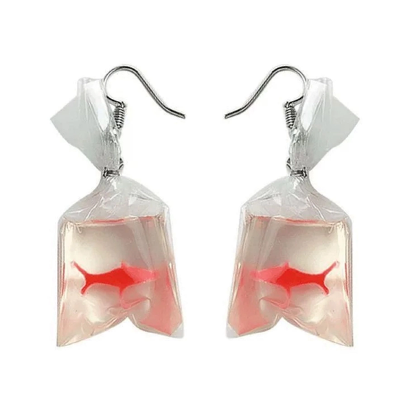 Goldfish Bag Earrings SimpleNGreat Jewelry - Earrings