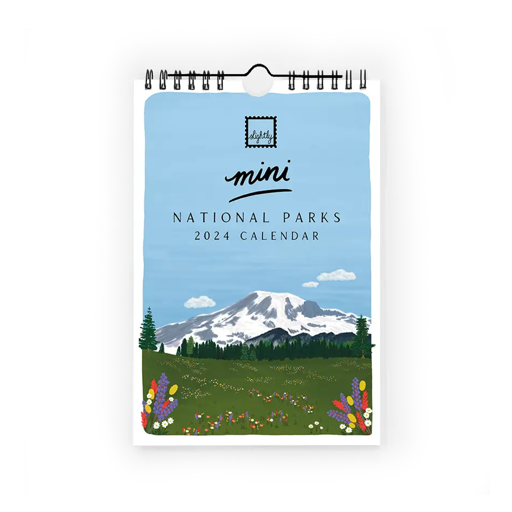 2025 National Parks Mini Calendar Slightly Stationery Books - Calendars, Organizers & Planners