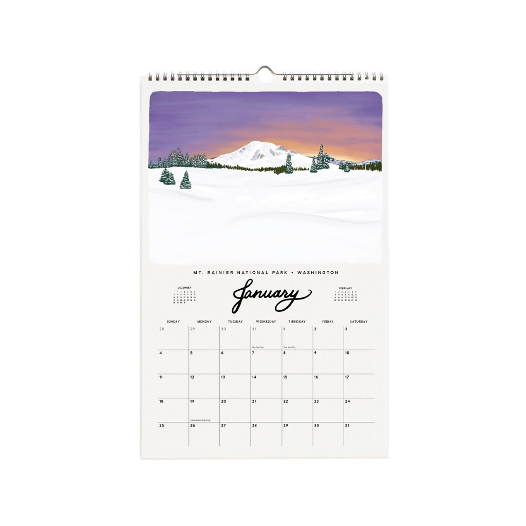 2026 National Parks Appointment Calendar Slightly Stationery Books - Calendars, Organizers & Planners
