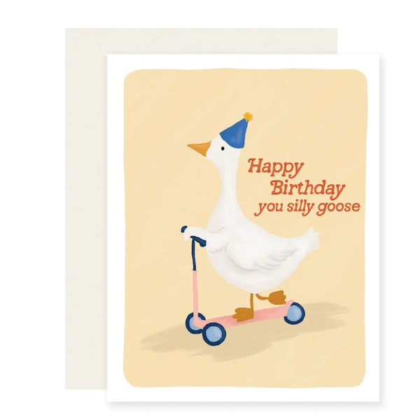 Silly Goose Birthday Card Slightly Stationery Cards - Birthday