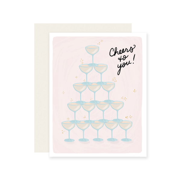 Cheers To You Congratulations Card Slightly Stationery Cards - Congratulations