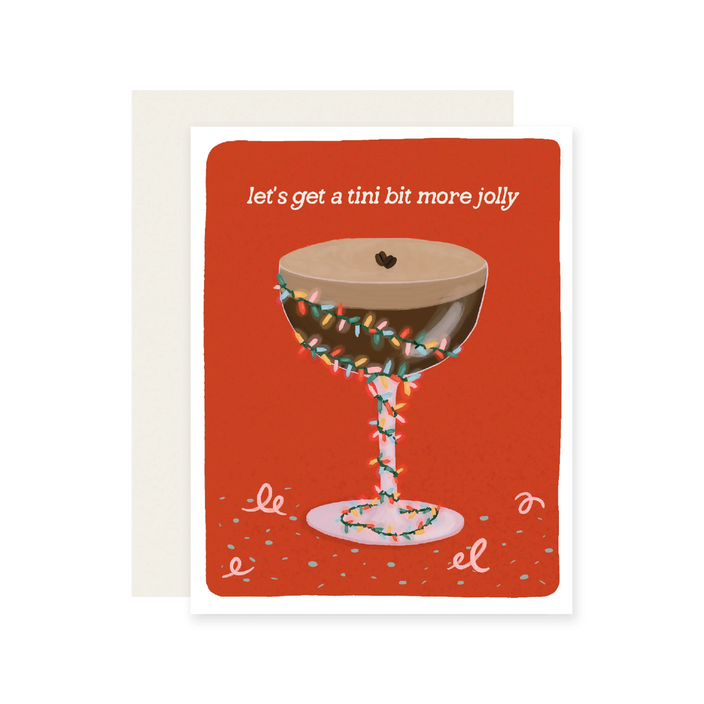 Espresso Tini More Jolly Christmas Card Slightly Stationery Cards - Holiday - Christmas
