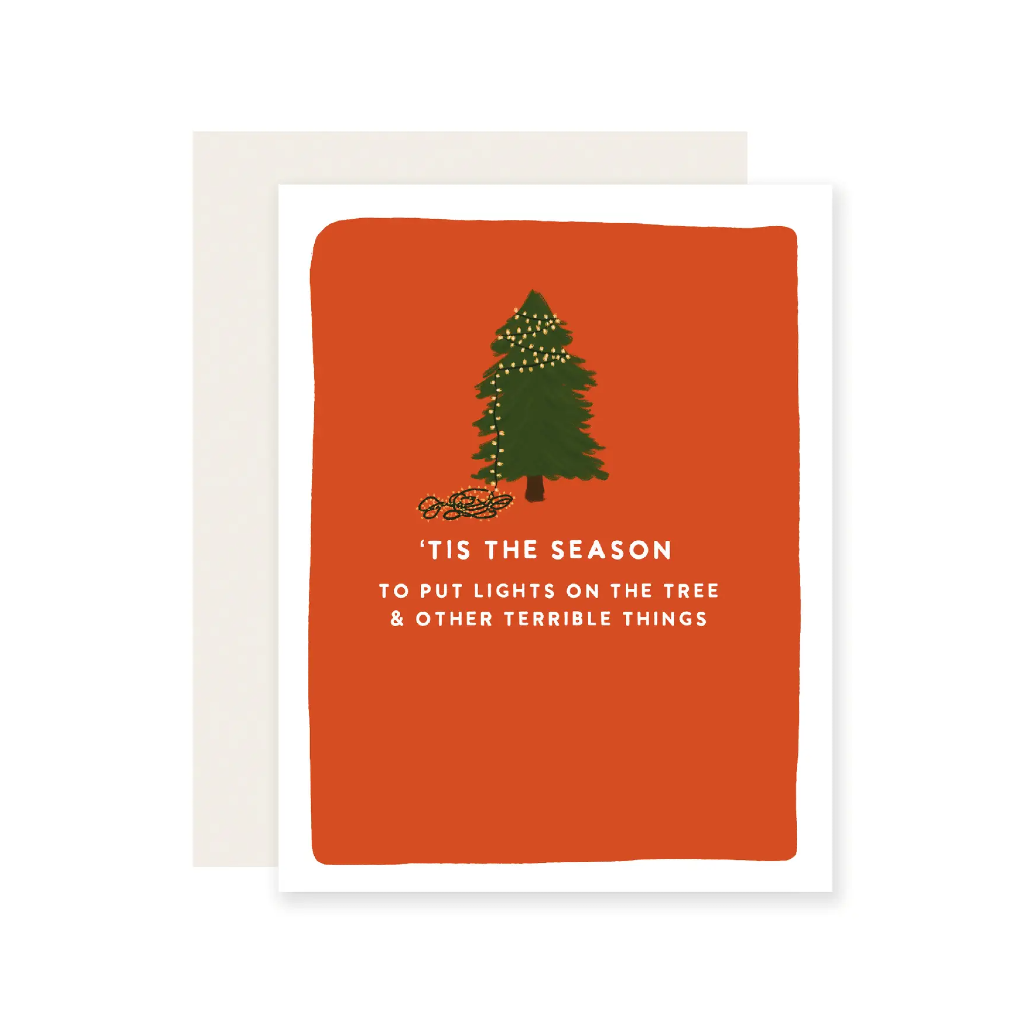 Lights On The Tree Christmas Card Slightly Stationery Cards - Holiday - Christmas