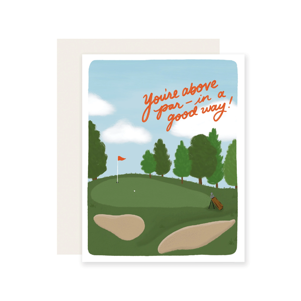 Above Par Dad Father's Day Card Slightly Stationery Cards - Holiday - Father's Day