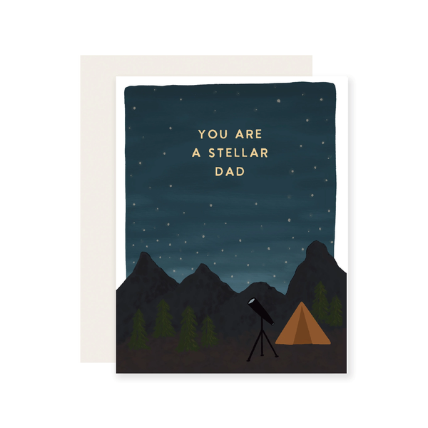 Stellar Dad Outdoorsy Father's Day Card Slightly Stationery Cards - Holiday - Father's Day