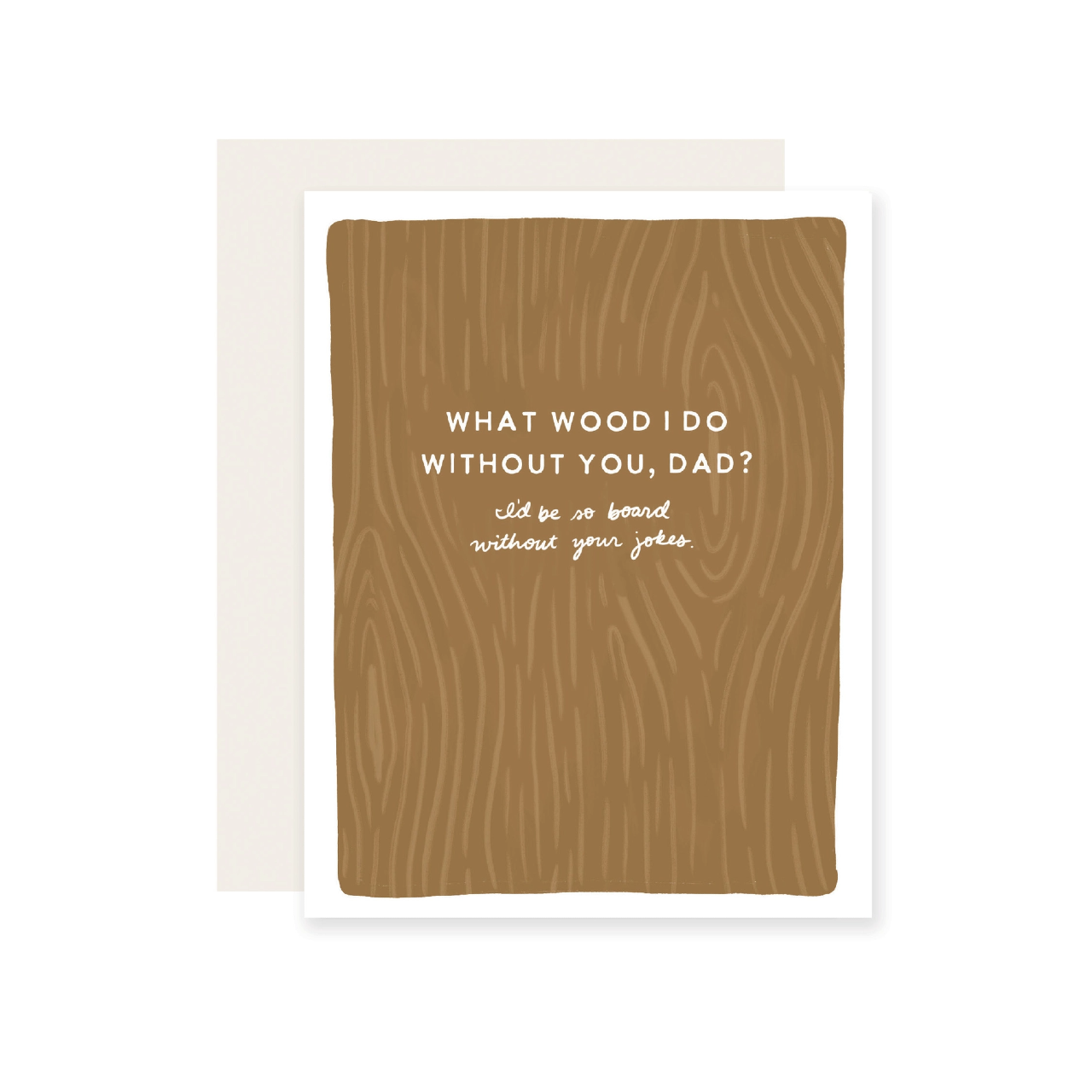 Wood Puns Father s Day Card Urban General Store