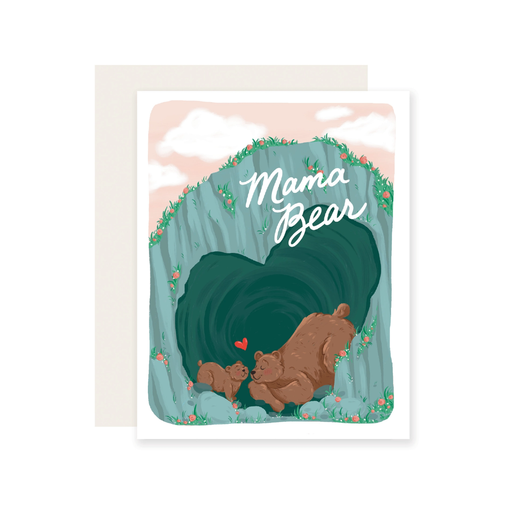 Mama Bear Mother's Day Card Slightly Stationery Cards - Holiday - Mother's Day