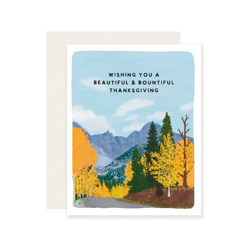 Beautiful Bountiful Thanksgiving Card Slightly Stationery Cards - Holiday - Thanksgiving