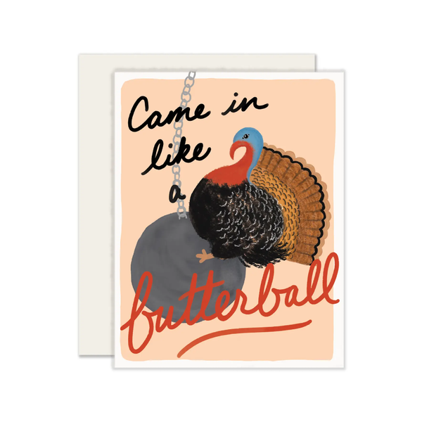 Butterball Thanksgiving Card Slightly Stationery Cards - Holiday - Thanksgiving