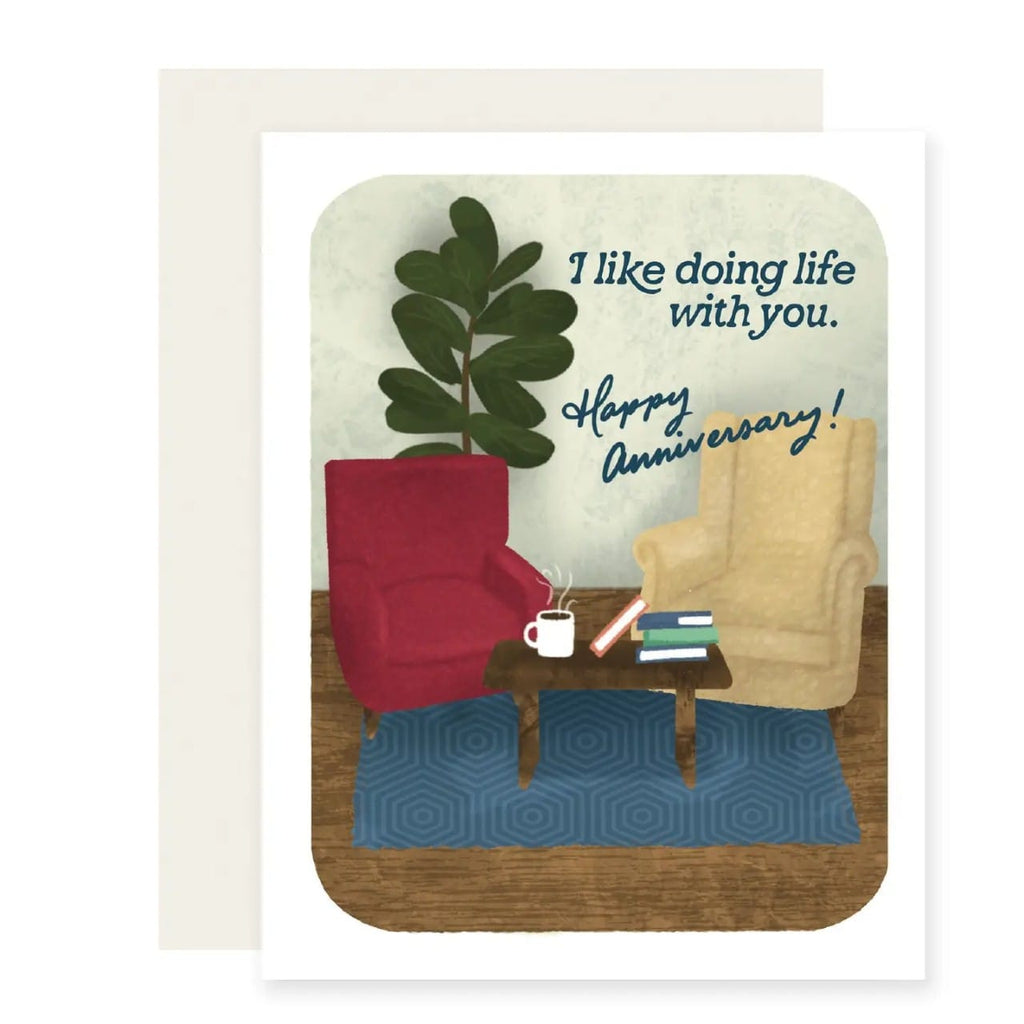 Doing Life With You Anniversary Card Slightly Stationery Cards - Love - Anniversary
