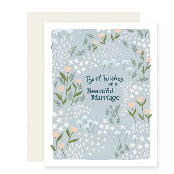 Beautiful Marriage Meadow Wedding Card Slightly Stationery Cards - Love - Wedding