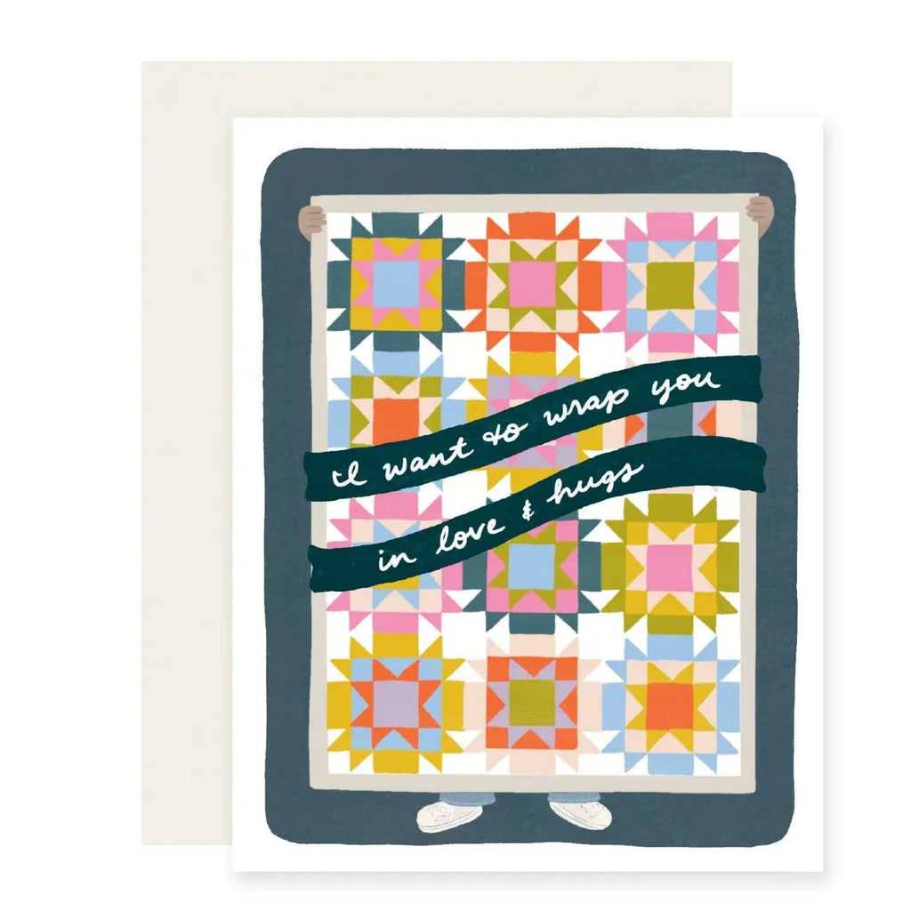 Quilt Sympathy Card Slightly Stationery Cards - Sympathy