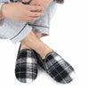 Black / SM Alpine Plaid Snoozies Slippers - Mens Snoozies Apparel & Accessories - Socks - Slippers - Adult - Mens