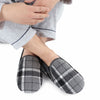 Gray / SM Alpine Plaid Snoozies Slippers - Mens Snoozies Apparel & Accessories - Socks - Slippers - Adult - Mens