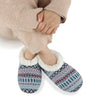 Blue / SM Fairisle Snoozies Slippers - Womens Snoozies Apparel & Accessories - Socks - Slippers - Adult - Womens