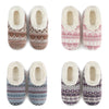 Fairisle Snoozies Slippers - Womens Snoozies Apparel & Accessories - Socks - Slippers - Adult - Womens