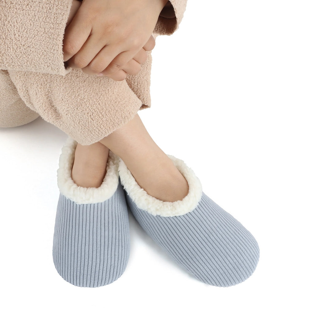Solid Corduroy Snoozies Slipper With Memory Foam Sole - Womens Snoozies Apparel & Accessories - Socks - Slippers - Adult - Womens