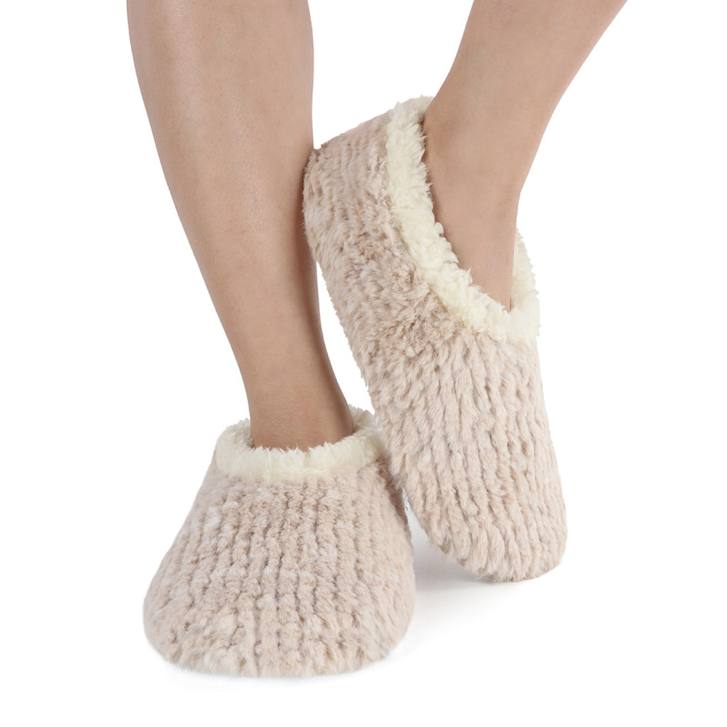 Teddy Bear Fur Snoozies Slippers - Womens Snoozies Apparel & Accessories - Socks - Slippers - Adult - Womens