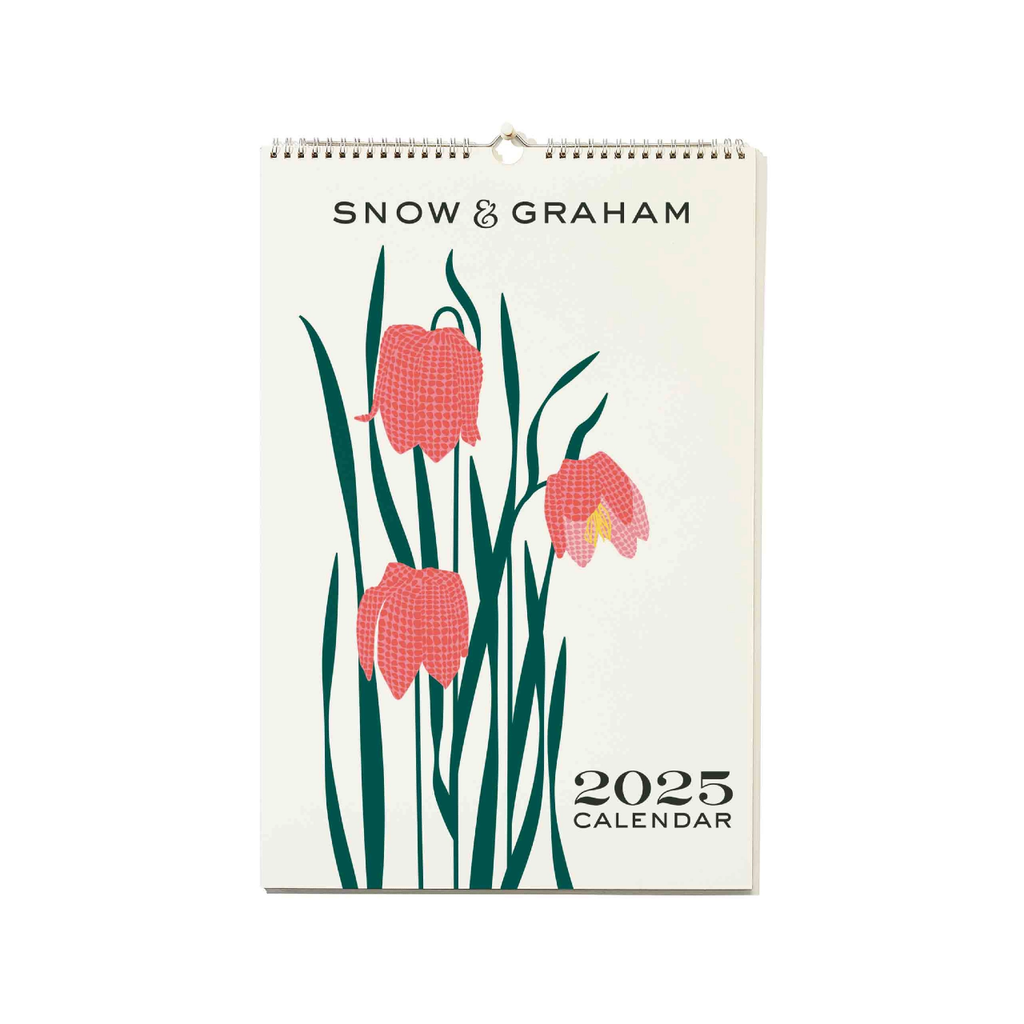 Snow And Graham 2025 Wall Calendar Snow & Graham Books - Calendars, Organizers & Planners