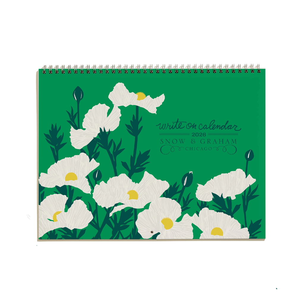 Snow And Graham 2026 Write On Calendar Snow & Graham Books - Calendars, Organizers & Planners